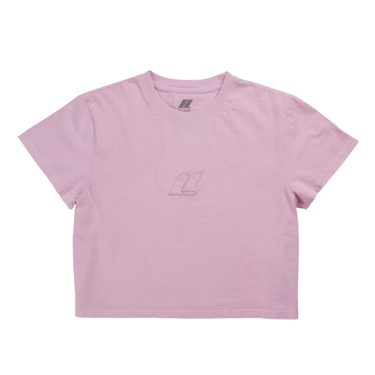 LLOUD Light Pink Crop Tee