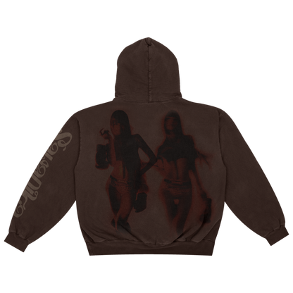 SAWADIKA BROWN PULLOVER HOODIE