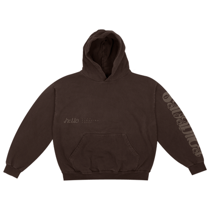 SAWADIKA BROWN PULLOVER HOODIE